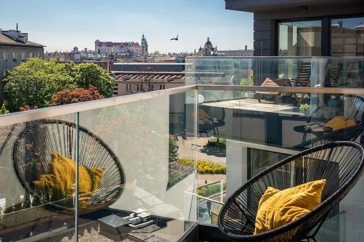 Unique Studio Apartment With 2 Balconies With Wawel Castle And City Views Krakow