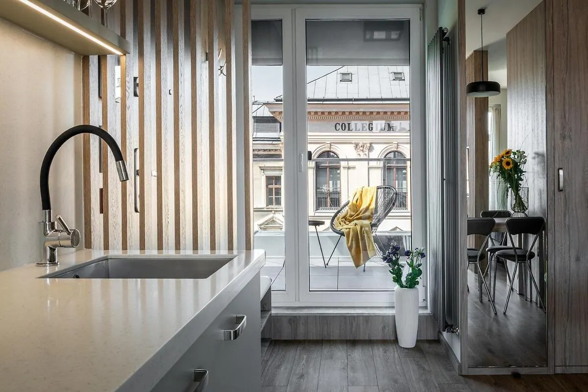 Unique Studio Apartment With 2 Balconies With Wawel Castle And City Views Krakow